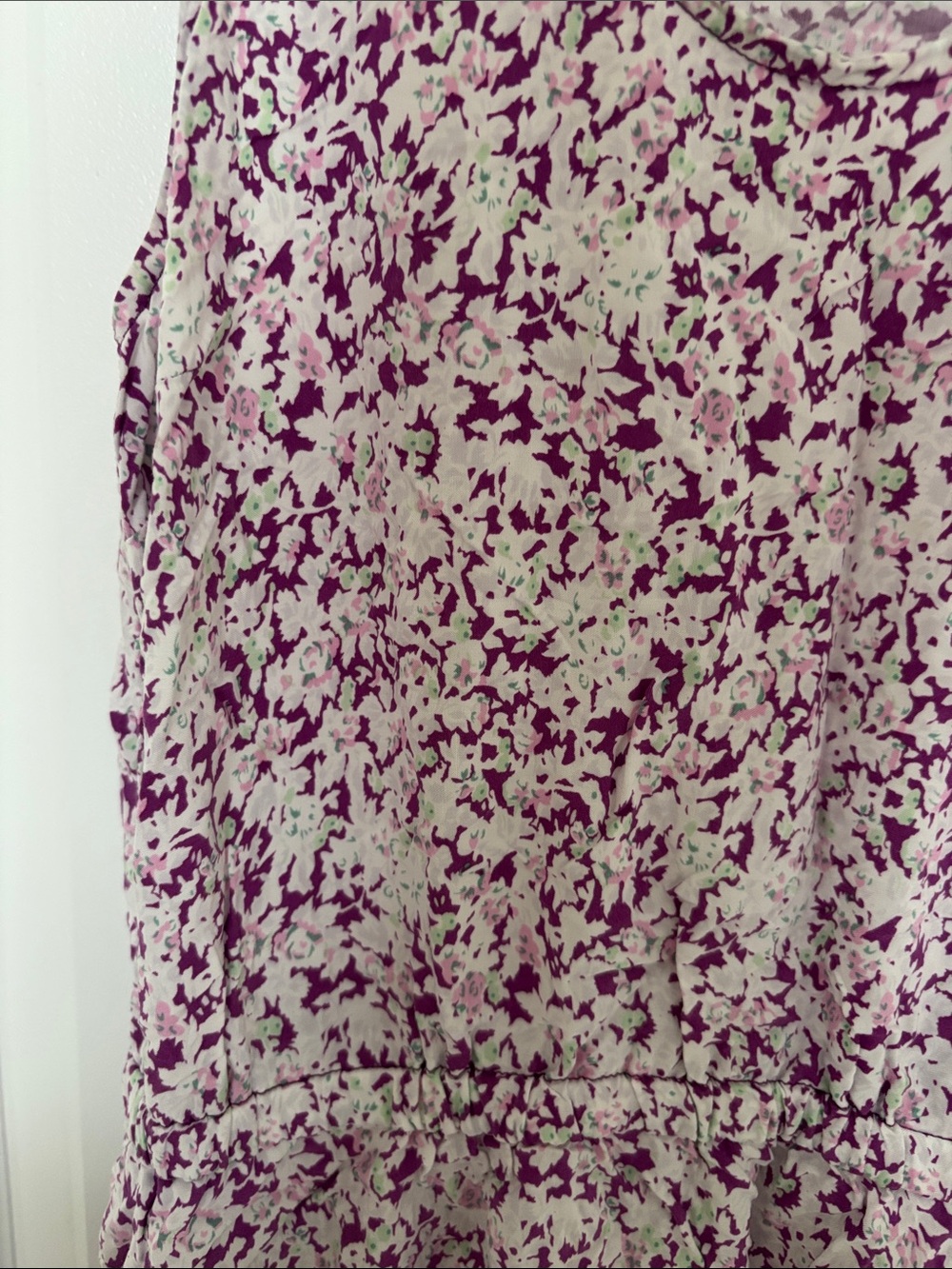 Levi's Lavender and White Floral Mini Dress - Picture 5 of 5